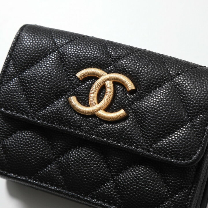 楽天市場】CHANEL シャネル 三つ折り財布 AP3518 B13703 レディース 