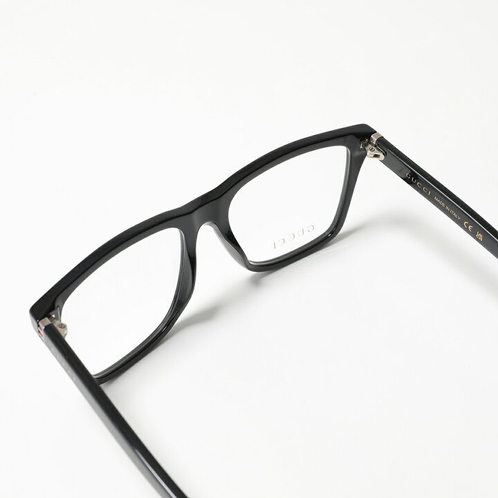 楽天市場】GUCCI グッチ メガネ GG0452O メンズ スクエア型 ロゴ 黒縁  