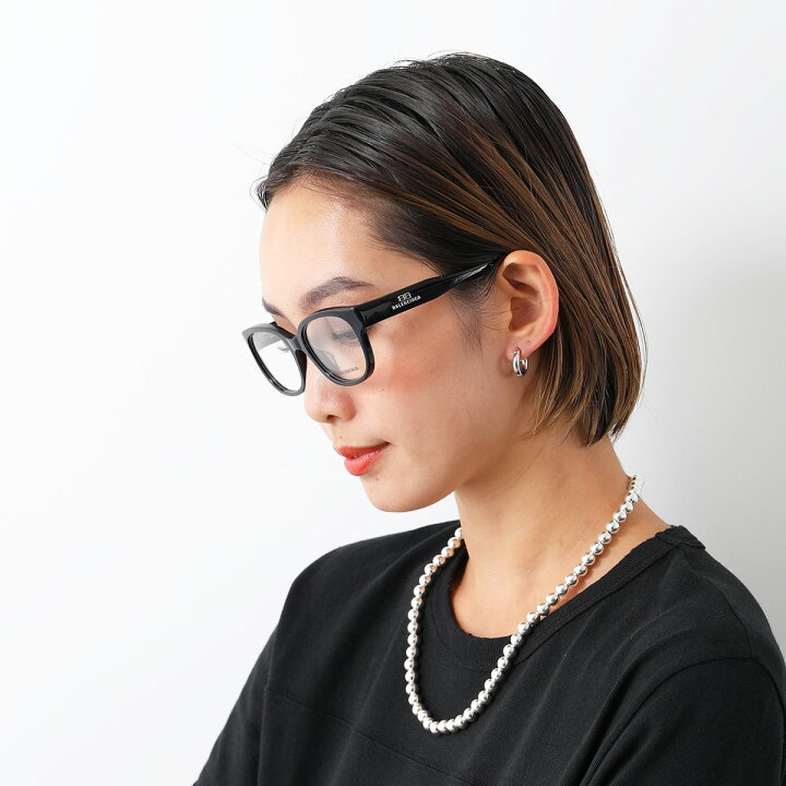 楽天市場】BALENCIAGA バレンシアガ メガネ BB0214O レディース  