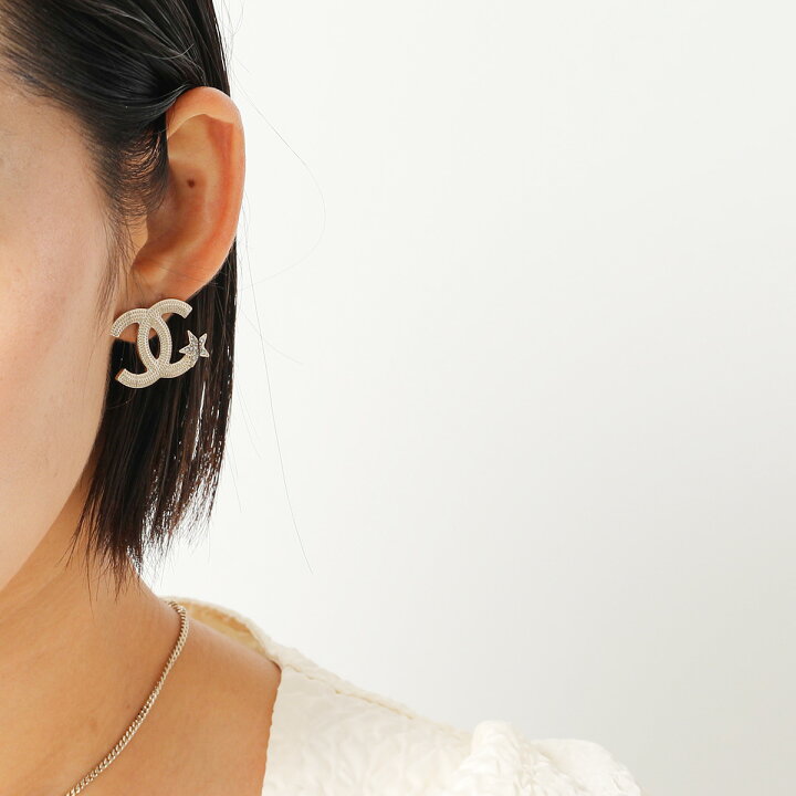 楽天市場】CHANEL シャネル ピアス ABB491 B14060 レディース ココ  