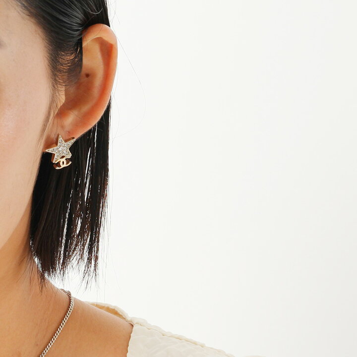 楽天市場】CHANEL シャネル ピアス ABB488 B14060 レディース ココ 