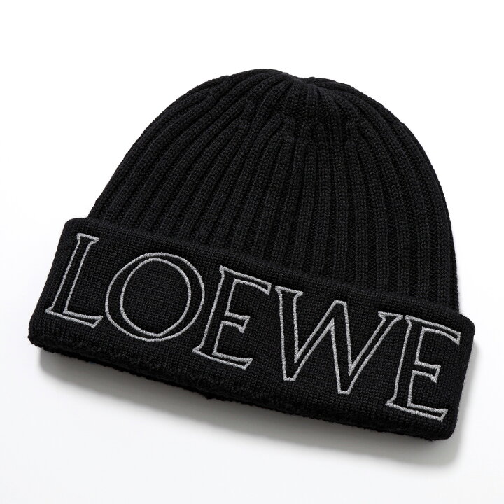 楽天市場】LOEWE ロエベ ニット帽 F000257X38 レディース ウール ロゴ 