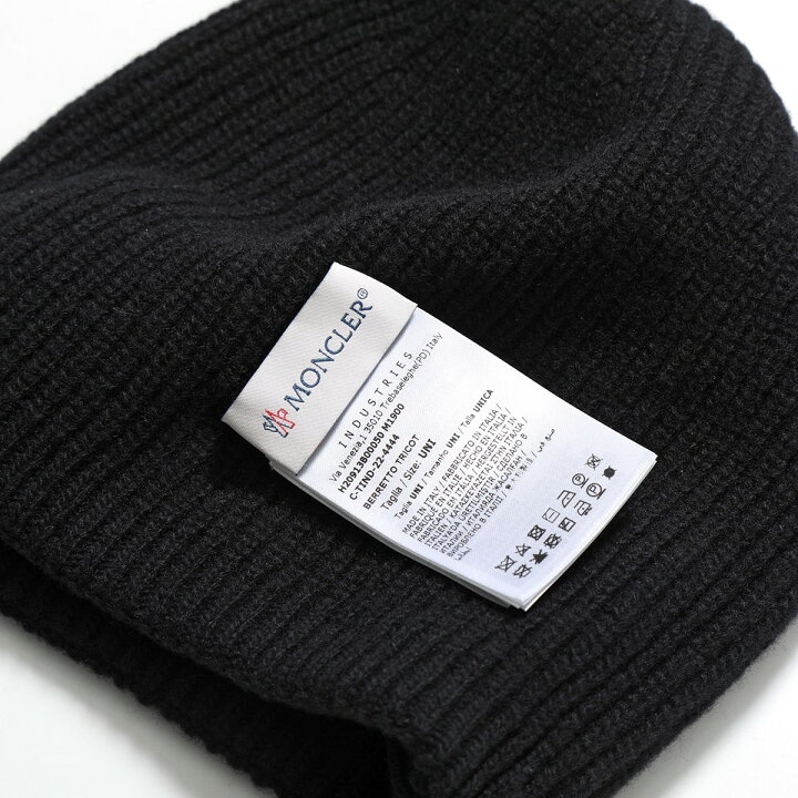 楽天市場】MONCLER モンクレール ニット帽 BERRETTO TRICOT 3B00050 