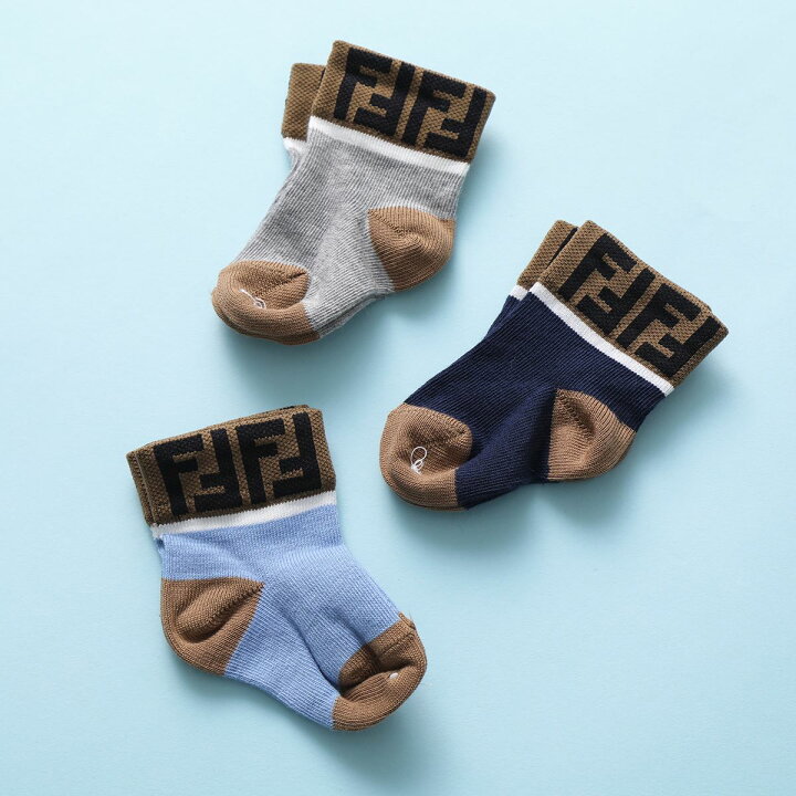 楽天市場】FENDI KIDS フェンディ キッズ ベビーソックス BMN021 ACPF  