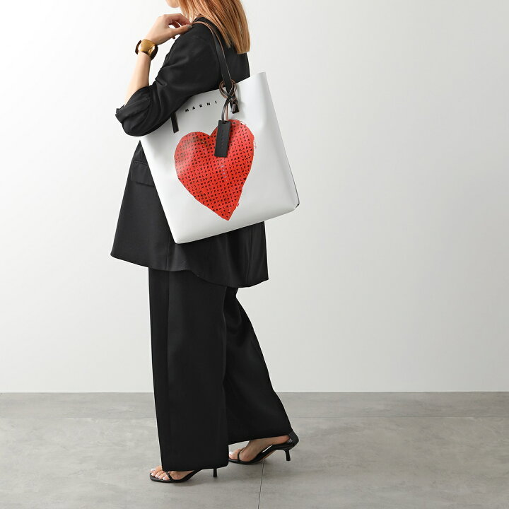 楽天市場】MARNI マルニ トートバッグ ORDSEARCH HEART SHMPQ10A12  