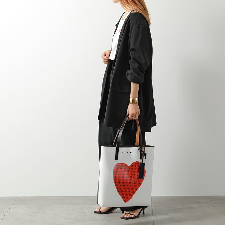 楽天市場】MARNI マルニ トートバッグ ORDSEARCH HEART SHMPQ10A12 