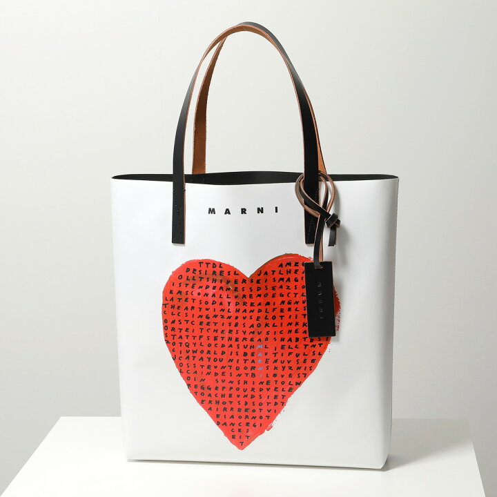 楽天市場】MARNI マルニ トートバッグ ORDSEARCH HEART SHMPQ10A12 