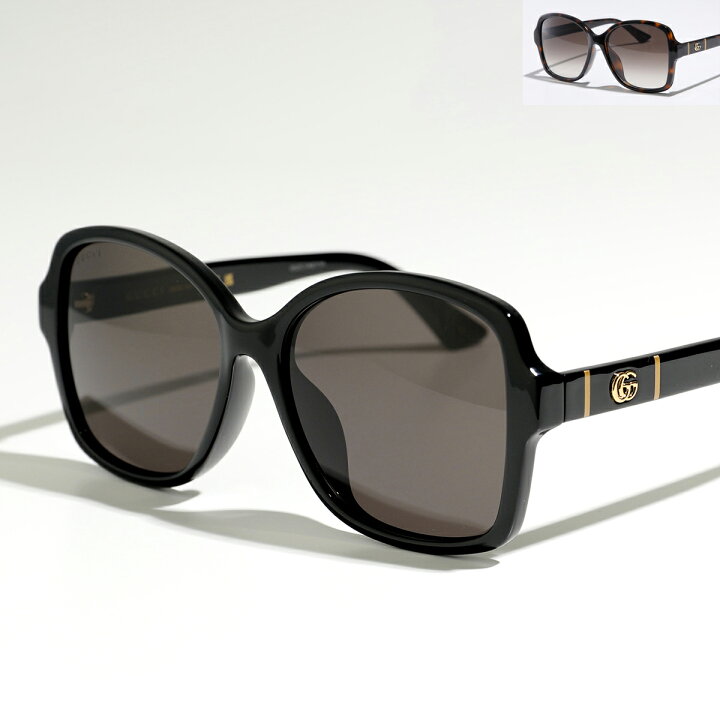 楽天市場】グッチ サングラス GG0765SA レディース GUCCI スクエア型 