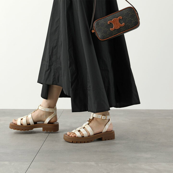楽天市場】CELINE セリーヌ グラディエーターサンダル CLEA クレア 