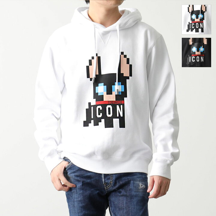 楽天市場】DSQUARED2 ディースクエアード パーカー ICON COOL HOODIE  