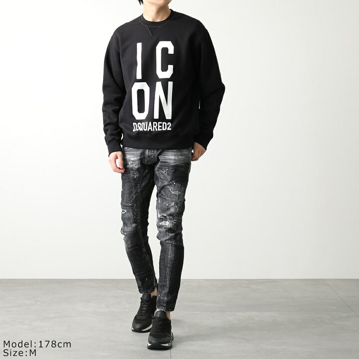 楽天市場】DSQUARED2 ディースクエアードトレーナー ICON SQUARED COOL  