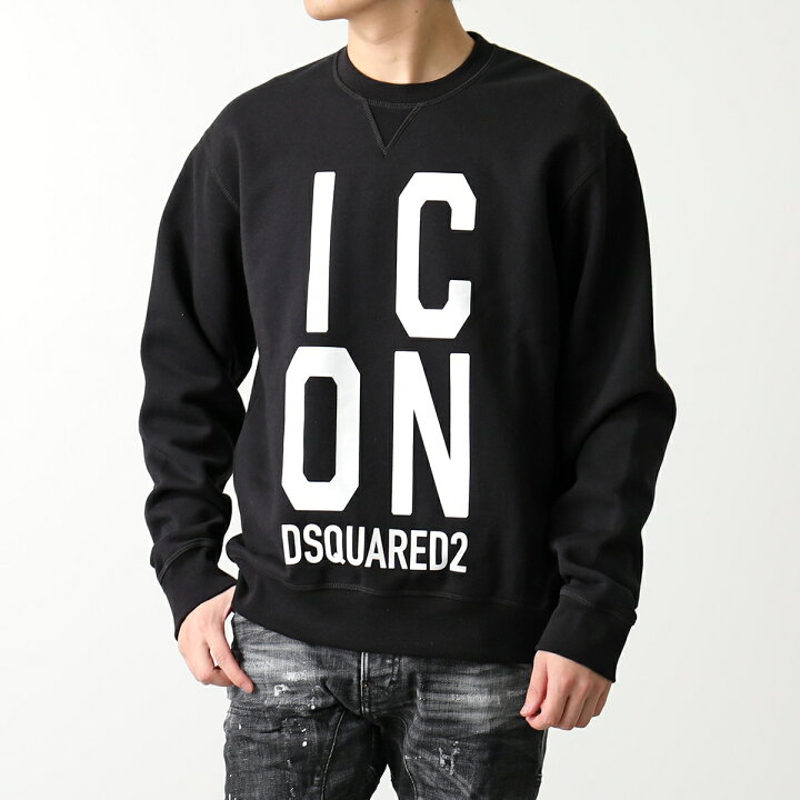 楽天市場】DSQUARED2 ディースクエアードトレーナー ICON SQUARED COOL 