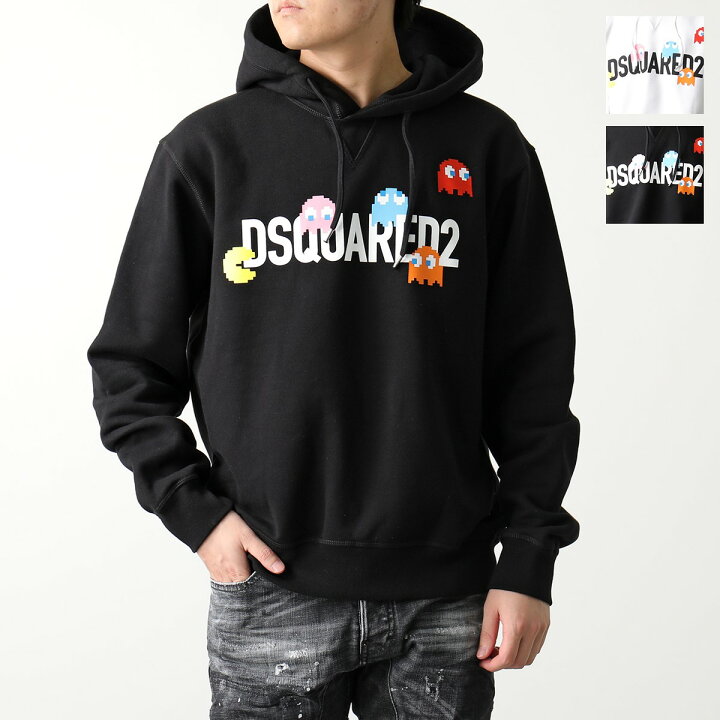 楽天市場】DSQUARED2 ディースクエアード パーカー PAC-MAN HOODIE  
