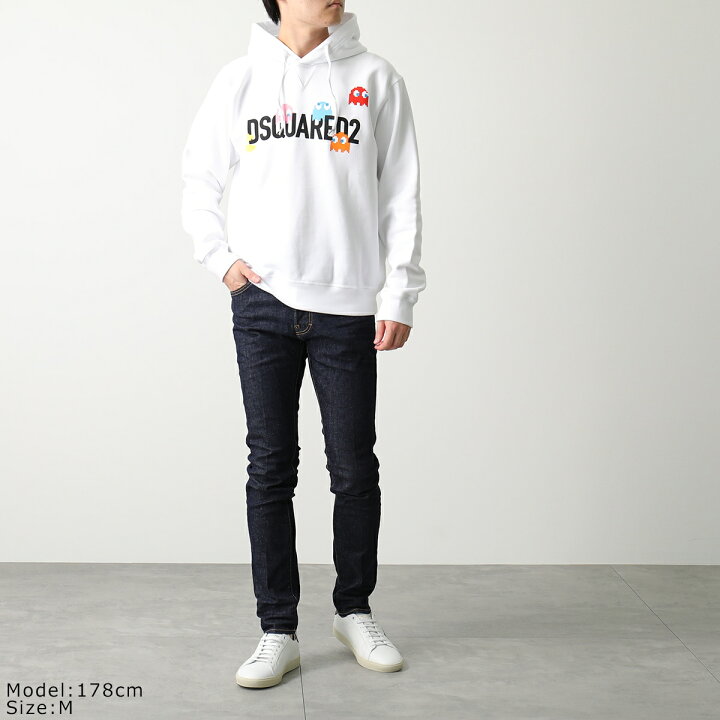 楽天市場】DSQUARED2 ディースクエアード パーカー PAC-MAN HOODIE 