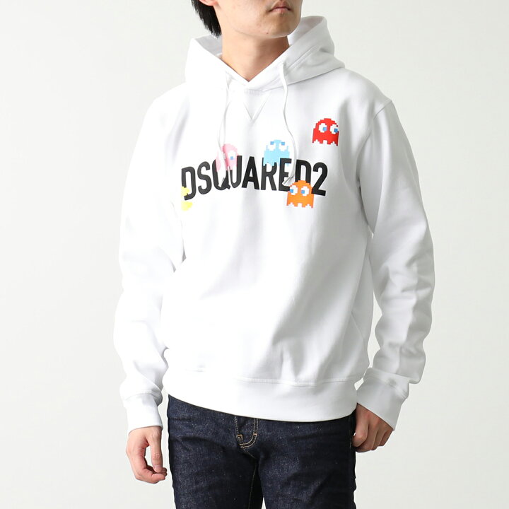 楽天市場】DSQUARED2 ディースクエアード パーカー PAC-MAN HOODIE 