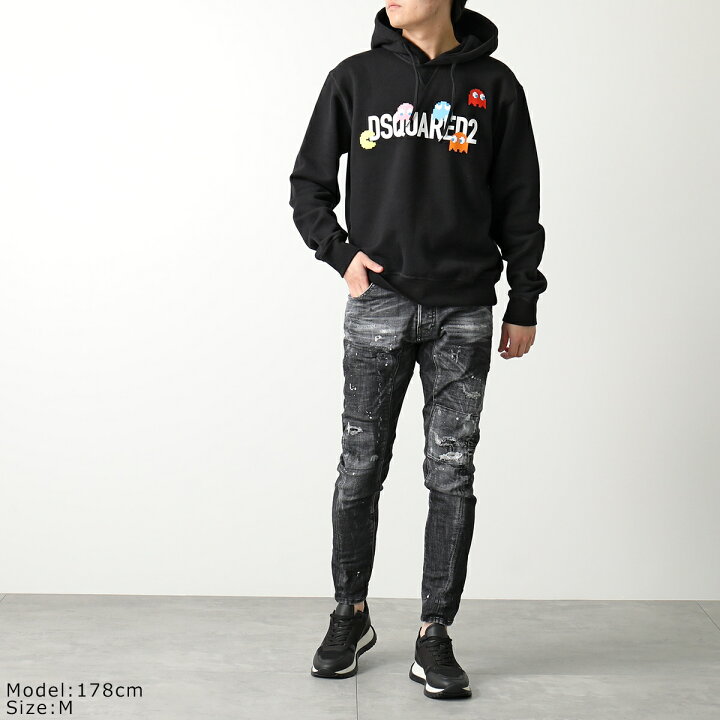 楽天市場】DSQUARED2 ディースクエアード パーカー PAC-MAN HOODIE 