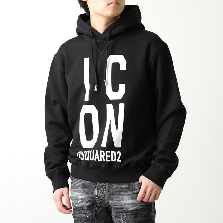 楽天市場】DSQUARED2 ディースクエアード パーカー ICON SQUARED COOL  