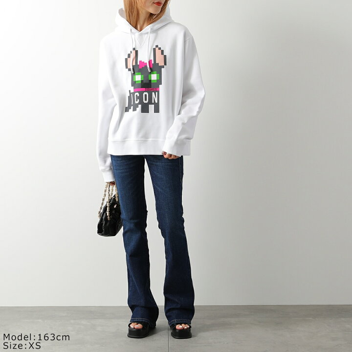 楽天市場】DSQUARED2 ディースクエアード パーカー ICON HILDE COOL  