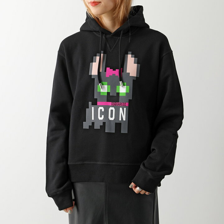 楽天市場】DSQUARED2 ディースクエアード パーカー ICON HILDE COOL 