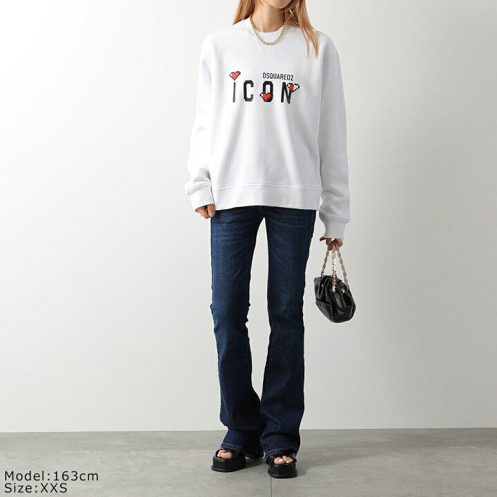 楽天市場】DSQUARED2 ディースクエアード トレーナー ICON GAME LOVER  