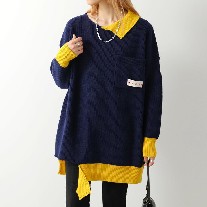 マルニニットワンピース - ノースリーブ 