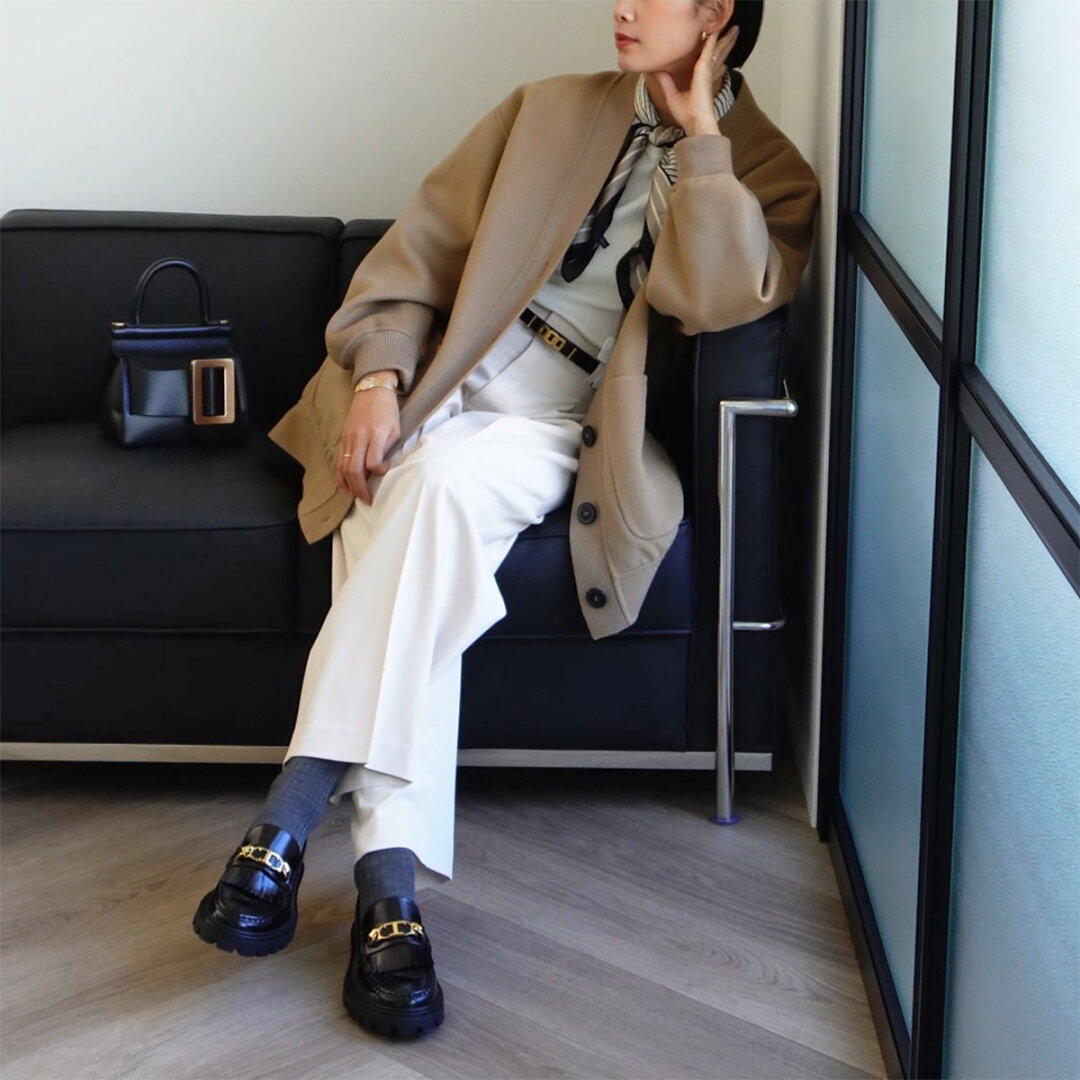【最大2万円OFFクーポン対象・6/20~6/21限定】TODS トッズ ローファー XXW08J0GF80SHA レディース Tチェーン メタル フリンジ レザーシューズ チャンキーソール ラバーソール 靴 カラー2色 XXW08J0GF80SHAB999【dc_kikaku】 - メイン画像 5