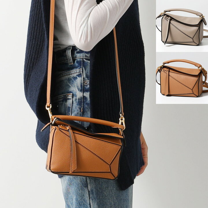 楽天市場】LOEWE ロエベ ショルダーバッグ PUZZLE MINI BAG パズルミニ  