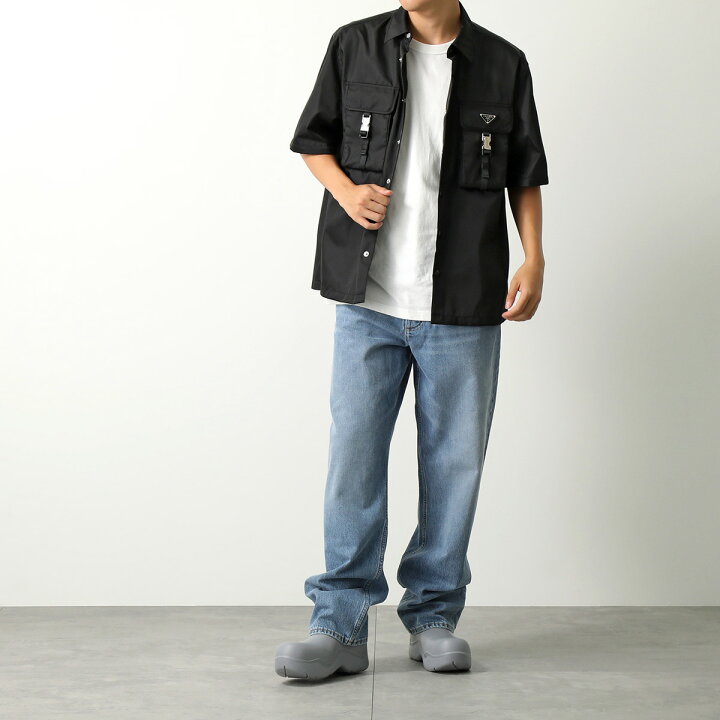 楽天市場】PRADA プラダ シャツジャケット SC548 1WQ8 メンズ Re-Nylon  