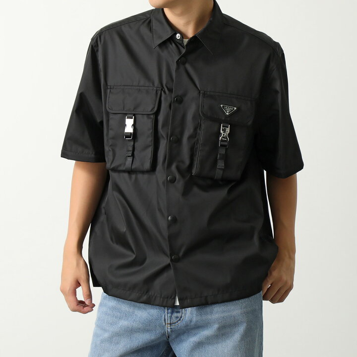 楽天市場】PRADA プラダ シャツジャケット SC548 1WQ8 メンズ Re-Nylon 