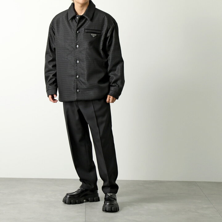 楽天市場】PRADA プラダ 中綿シャツジャケット SC615 11FC メンズ Re 