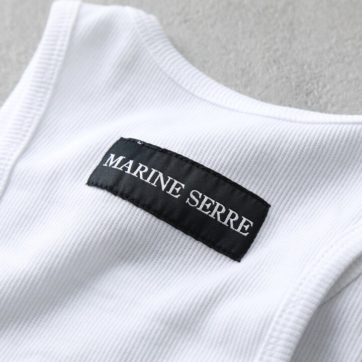 楽天市場】Marine Serre マリーン セル タンクトップ ORGANIC COTTON  