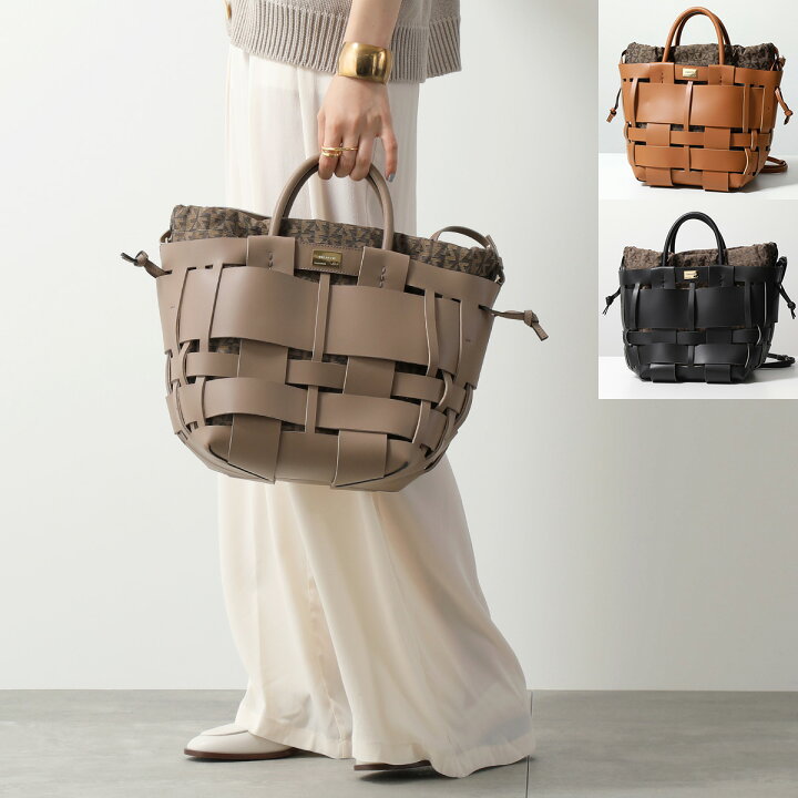 楽天市場】ZANCHETTI ザンケッティ トートバッグ WOVEN MIDI SHOPPER 