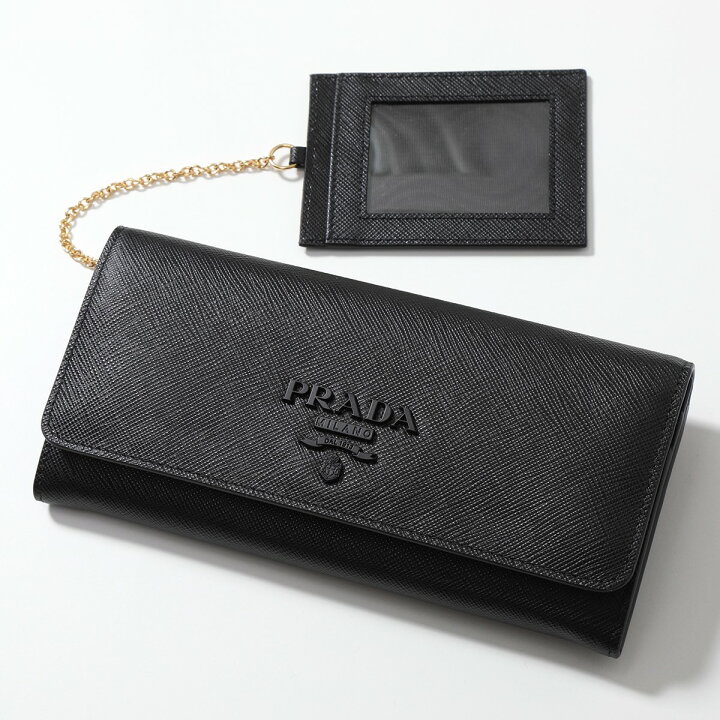 楽天市場】PRADA プラダ 二つ折り長財布 1MH132 2EBW レディース  
