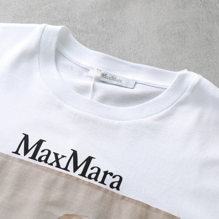 Max Mara マックスマーラ 2319410432 ホワイト ロゴカットソー  