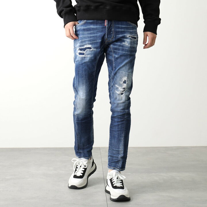 楽天市場】DSQUARED2 ディースクエアード デニム TIDY BIKER JEANS 