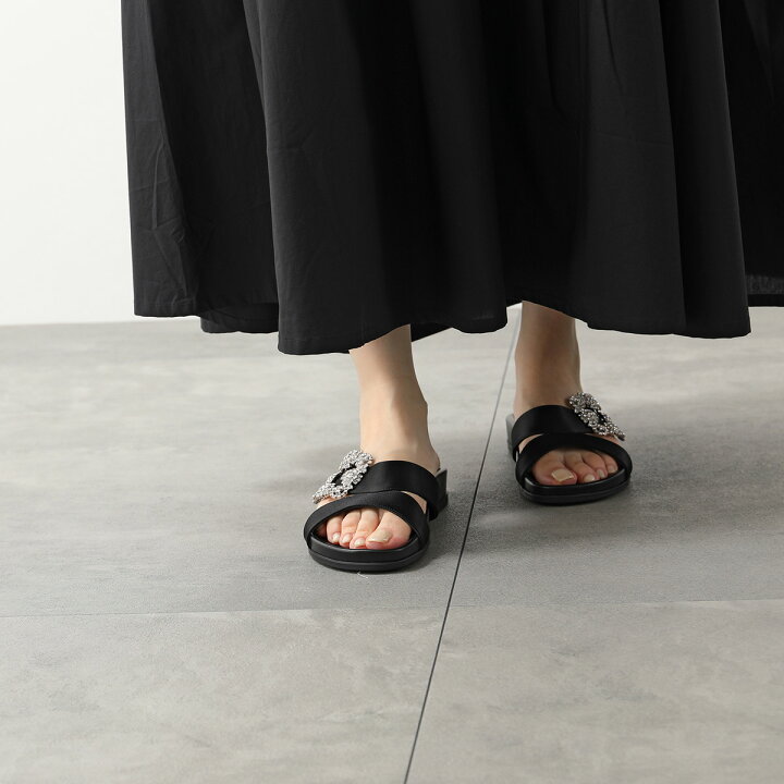 マノロブラニク サテン サンダル レア（楽天市場】MANOLO BLAHNIK  