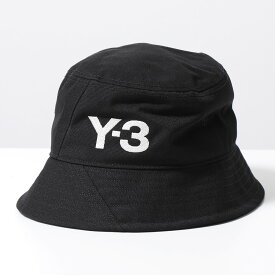 Y-3 ワイスリー バケットハット IQ3394 レディース ロゴ刺繍 帽子 BLACK