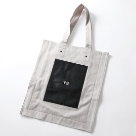 Y-3 ワイスリー トートバッグ LUX TOTE IN5160 メンズ コットン キャンバス ロゴ 鞄 TALC