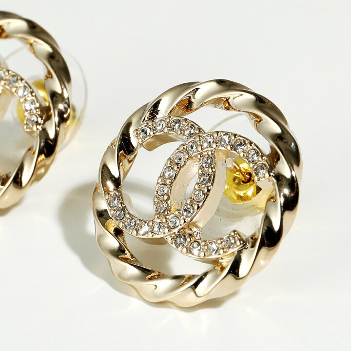 楽天市場】CHANEL シャネル ピアス ABA208 B10484 レディース CCマーク 