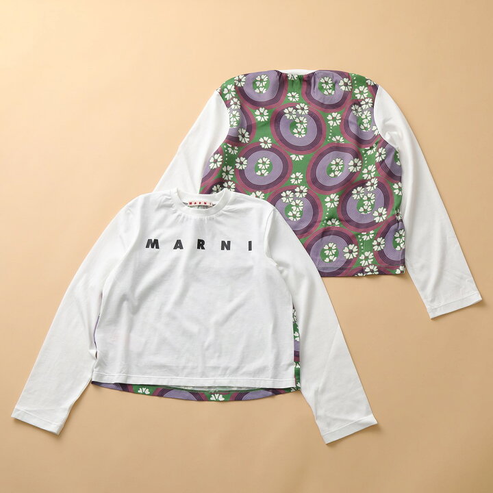 楽天市場】MARNI KIDS マルニ キッズ 長袖 Tシャツ M00838 M00QP 