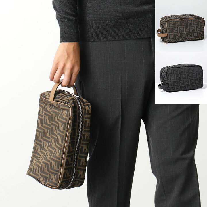 楽天市場】 FENDI フェンディ クラッチバッグ 7N0141 ALWK メンズ 