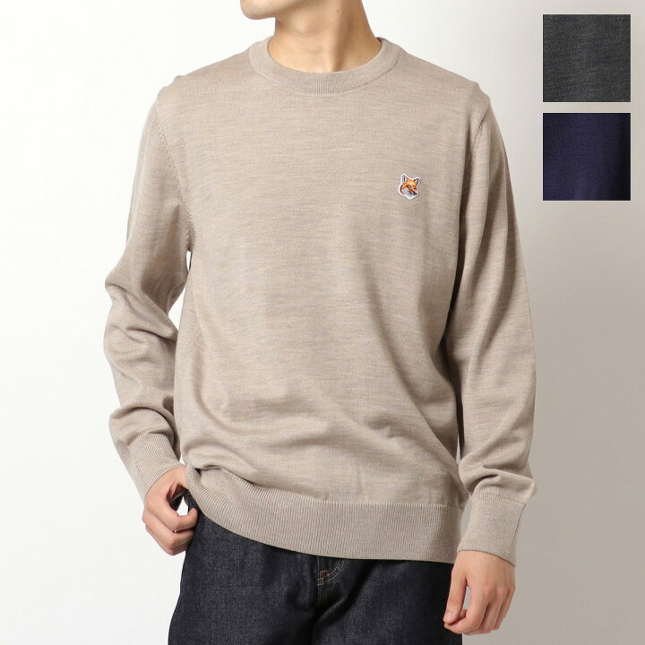 楽天市場】MAISON KITSUNE メゾンキツネ セーター FM00528KT1036 FOX 