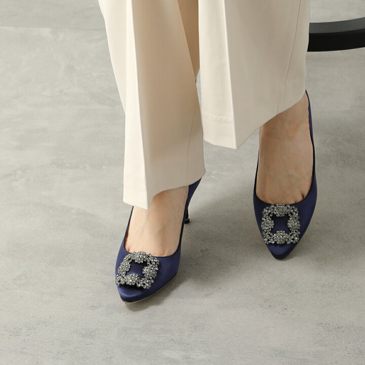 楽天市場】MANOLO BLAHNIK マノロブラニク パンプス HANGISI FMC SATIN  