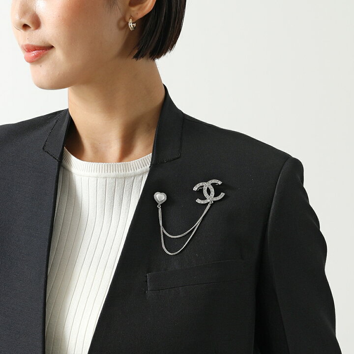 楽天市場】CHANEL シャネル ブローチ ABB622 B14143 レディース ライン  