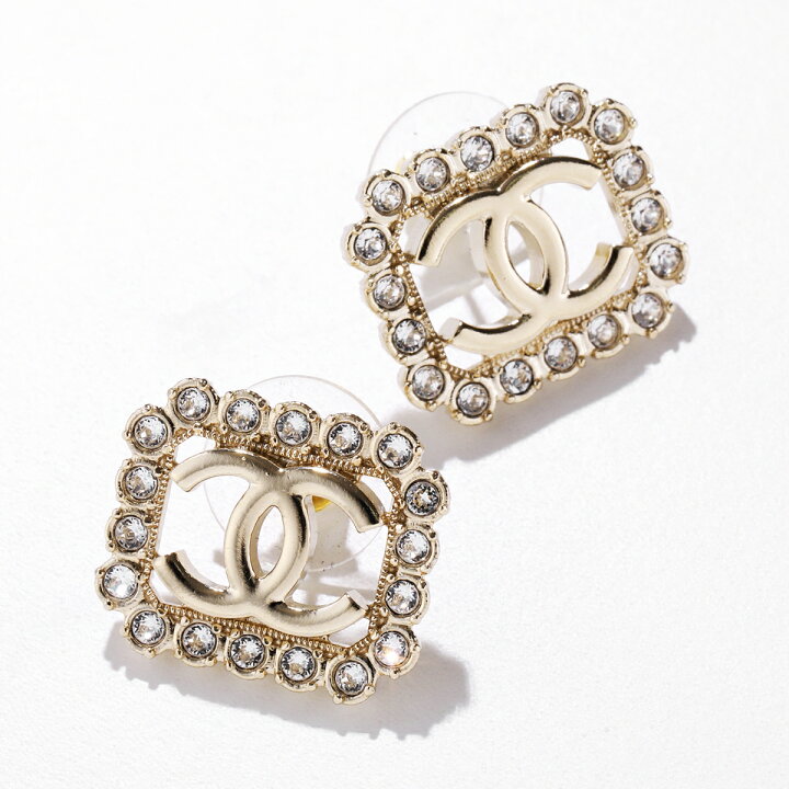 楽天市場】CHANEL シャネル ピアス ABB852 B14482 レディース CCマーク  