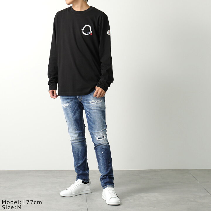 楽天市場】MONCLER モンクレール 長袖Tシャツ 8D00016 8390T メンズ 