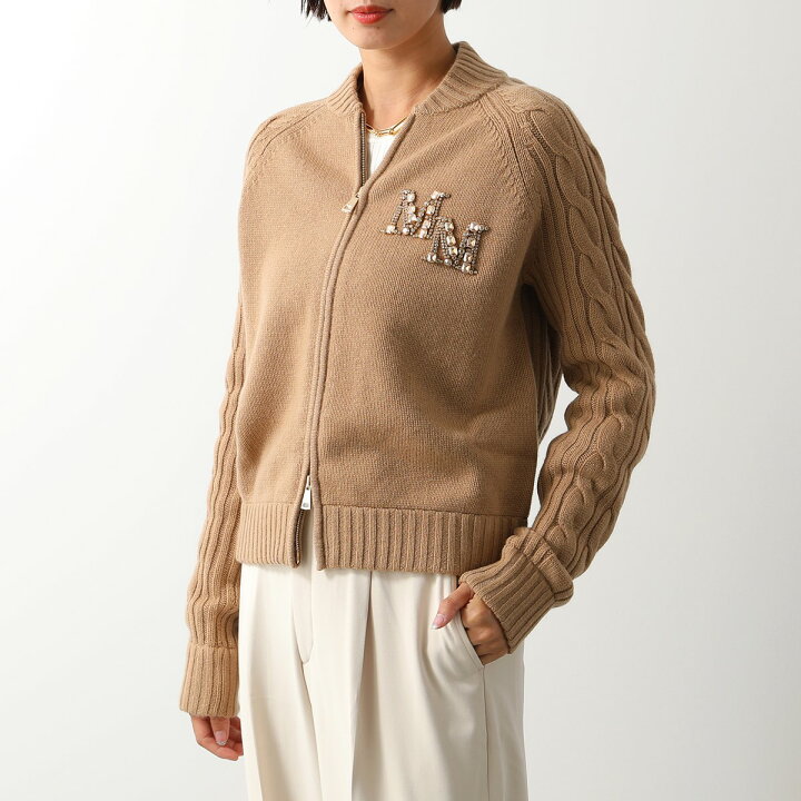 楽天市場】MAX MARA マックスマーラ ジップアップ カーディガン  