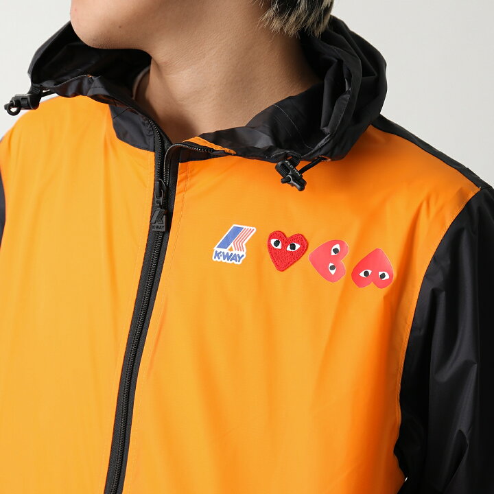 楽天市場】PLAY COMME des GARCONS× K-WAY プレイ コムデギャルソン 