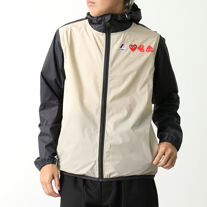 楽天市場】PLAY COMME des GARCONS× K-WAY プレイ コムデギャルソン 