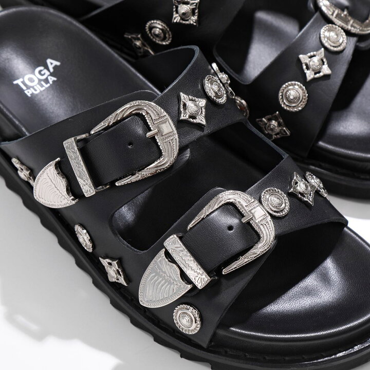 TOGA PULLA サンダル Buckle sandals AJ844 メタル バックル(505775089  